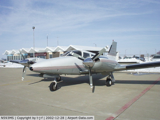 N593MS, Piper PA-34-200T C/N 34-7870391, Piper Seneca II