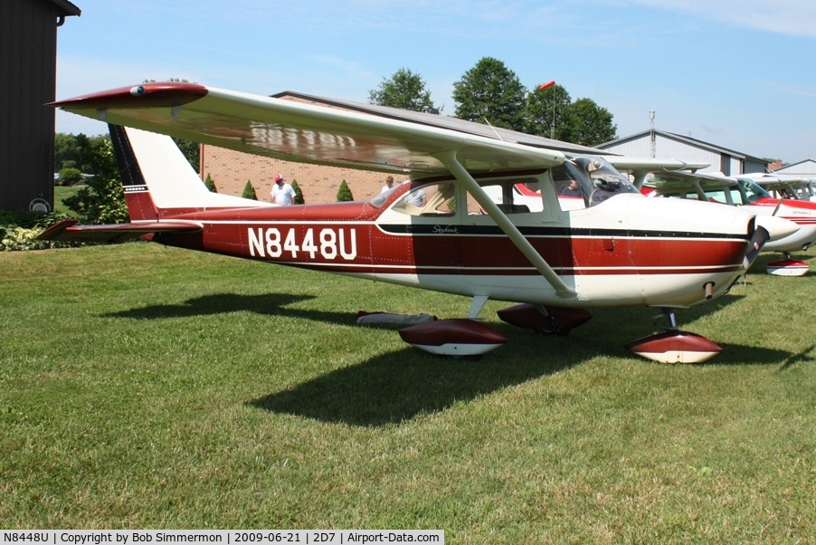 N8448U, 1964 Cessna 172F C/N 17252348, Father's Day fly-in at Beach City, Ohio