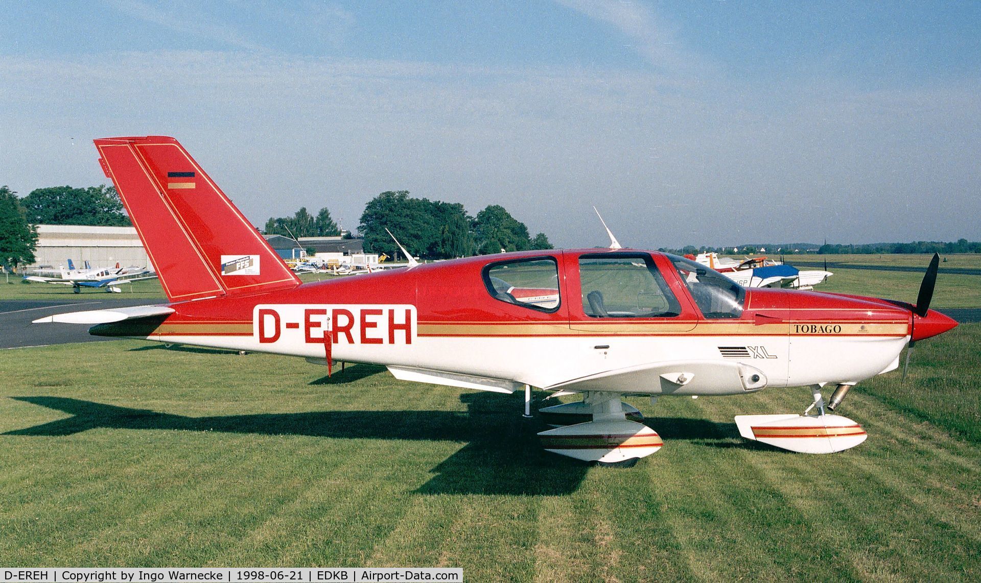 D-EREH, 1994 Socata TB-200 Tobago XL C/N 1632, SOCATA TB-200 Tobago XL at Bonn-Hangelar airfield