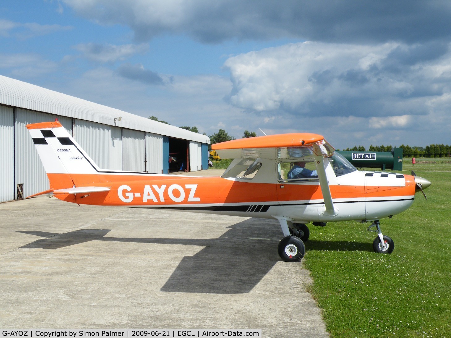 G-AYOZ, 1971 Reims FA150L C/N 0085, On one of those days when even a Cessna looks good