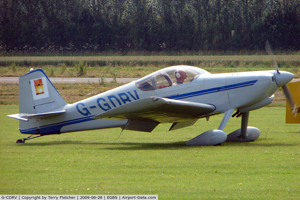 G-CDRV, 2005 Vans RV-9A C/N PFA 320-14186, Vans RV-9A at Shobdon on the Day of the 2009 LAA Regional Strut Fly-in