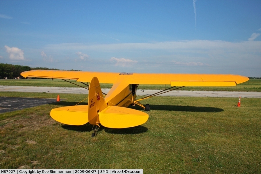 N87927, 1946 Piper J3C-65 Cub Cub C/N 15545, Fort Wayne, Indiana - Smith Field fly-in breakfast.