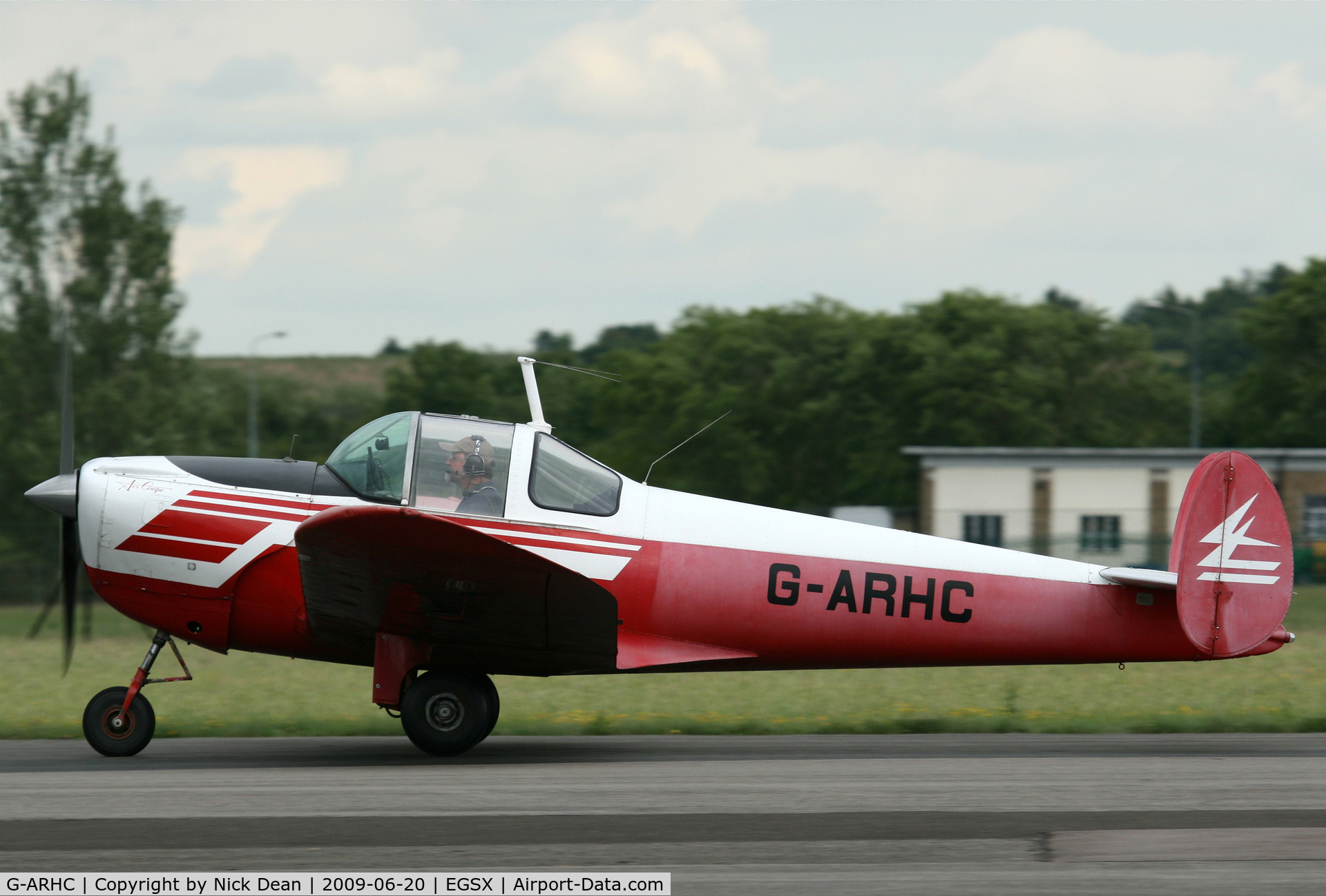 G-ARHC, 1960 Forney F-1A Aircoupe C/N 5734, EGSX