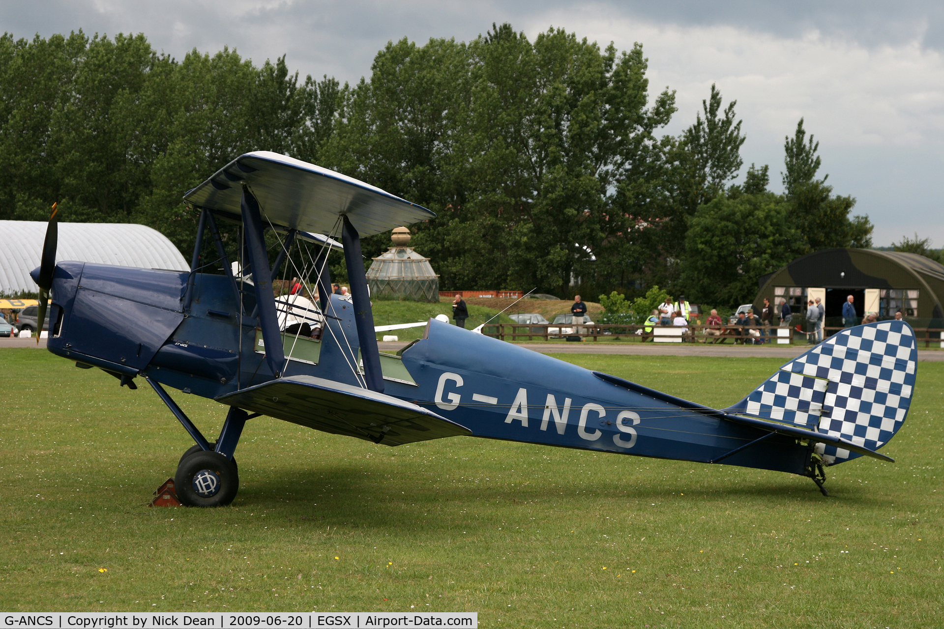 G-ANCS, 1939 De Havilland DH-82A Tiger Moth II C/N 82824, EGSX