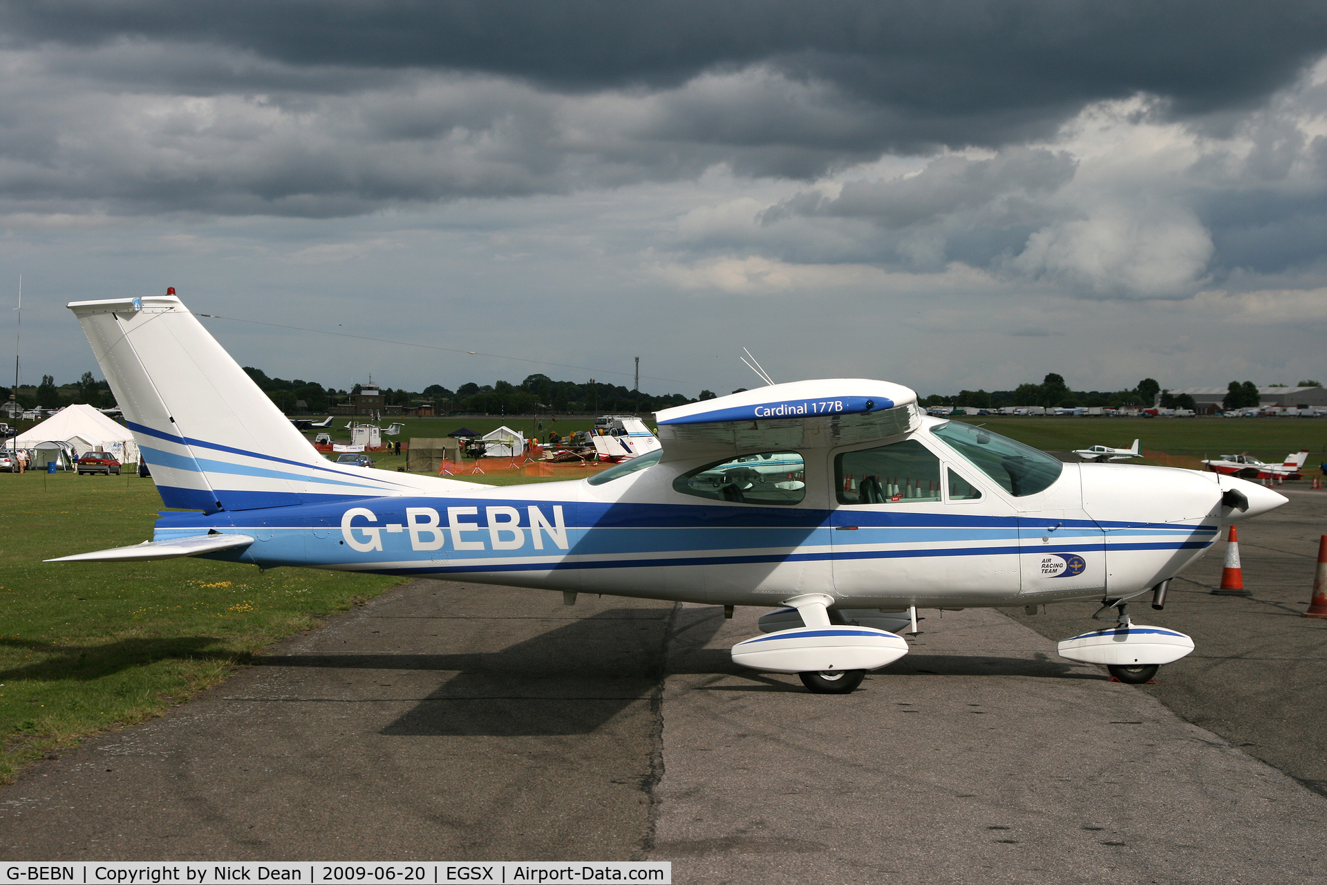 G-BEBN, 1971 Cessna 177B Cardinal C/N 17701631, EGSX