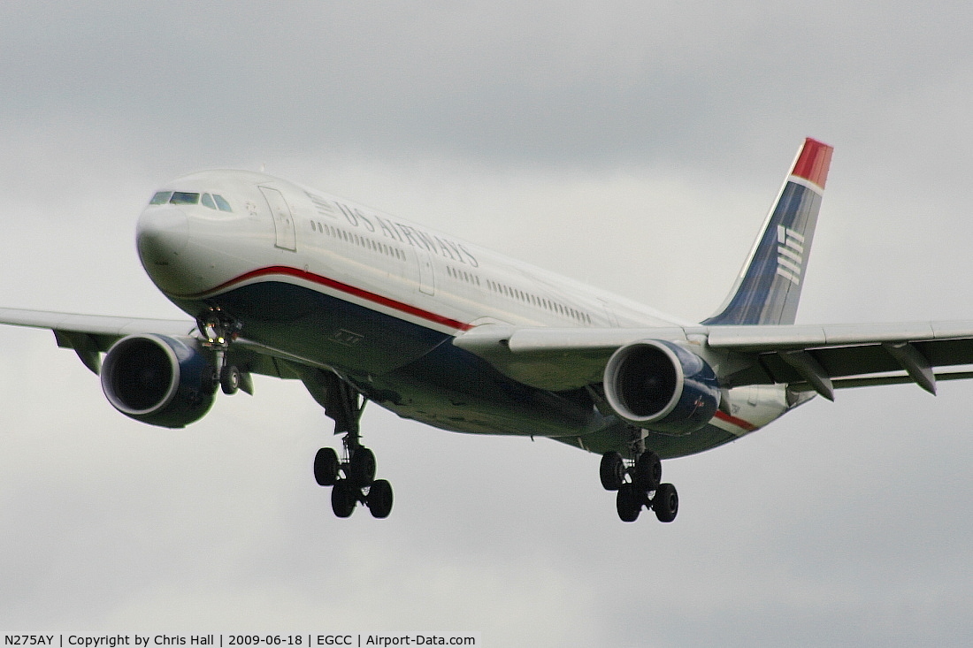 N275AY, 2000 Airbus A330-323 C/N 0370, US Airways