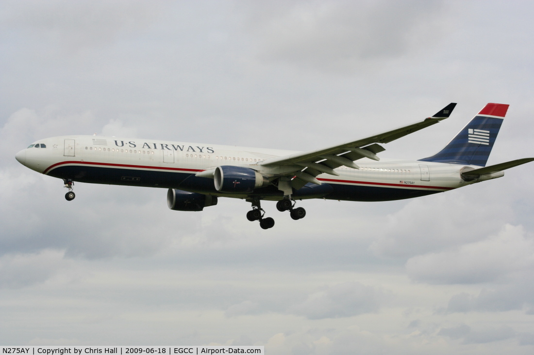 N275AY, 2000 Airbus A330-323 C/N 0370, US Airways