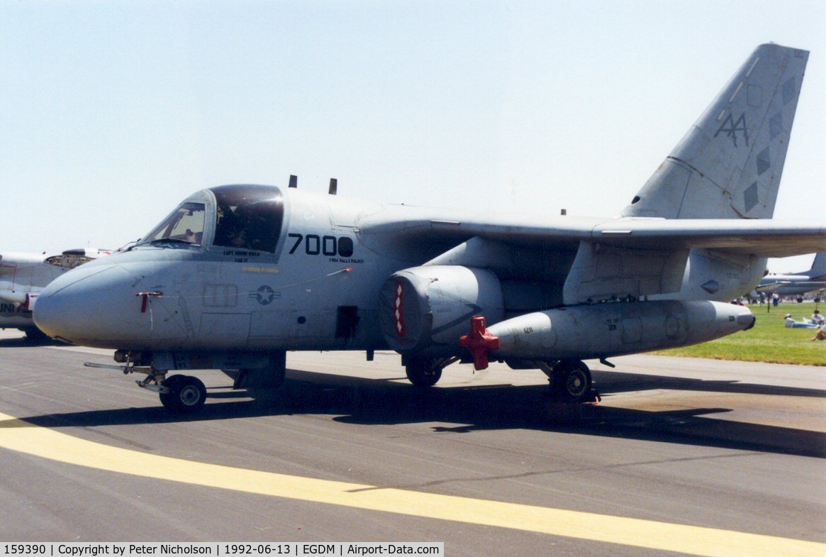 159390, Lockheed S-3B Viking C/N 394A-1026, S-3B Viking of VS-30 at the 1992 Air Tattoo Intnl at Boscombe Down.