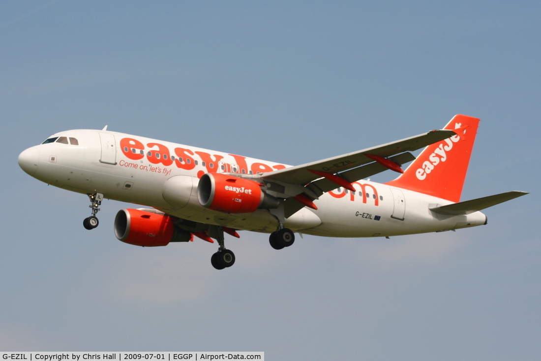 G-EZIL, 2005 Airbus A319-111 C/N 2492, Easyjet