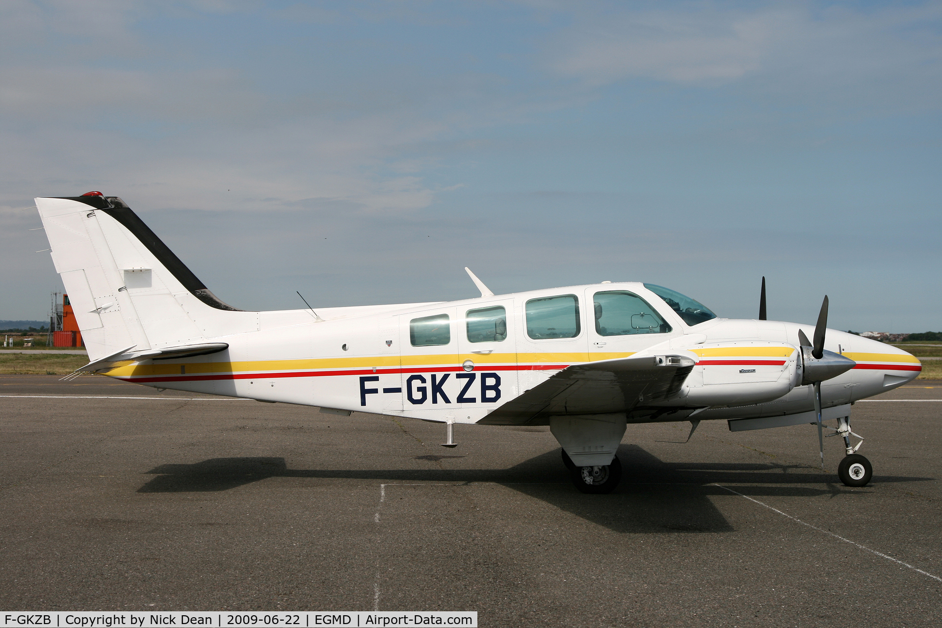 F-GKZB, Beech 58 Baron C/N TH-1608, EGMD