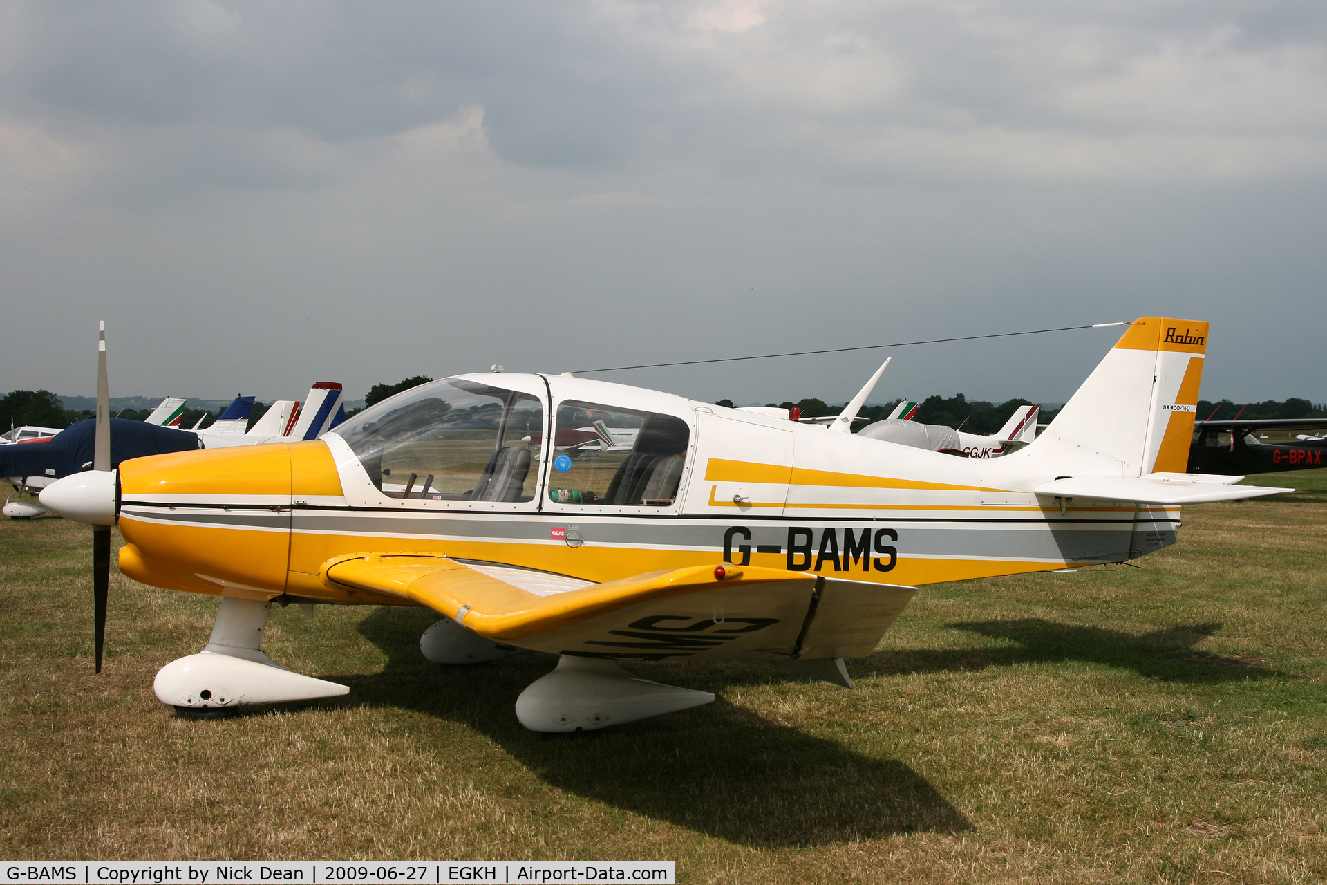 G-BAMS, 1972 Robin DR-400-160 Chevalier C/N 774, EGKH