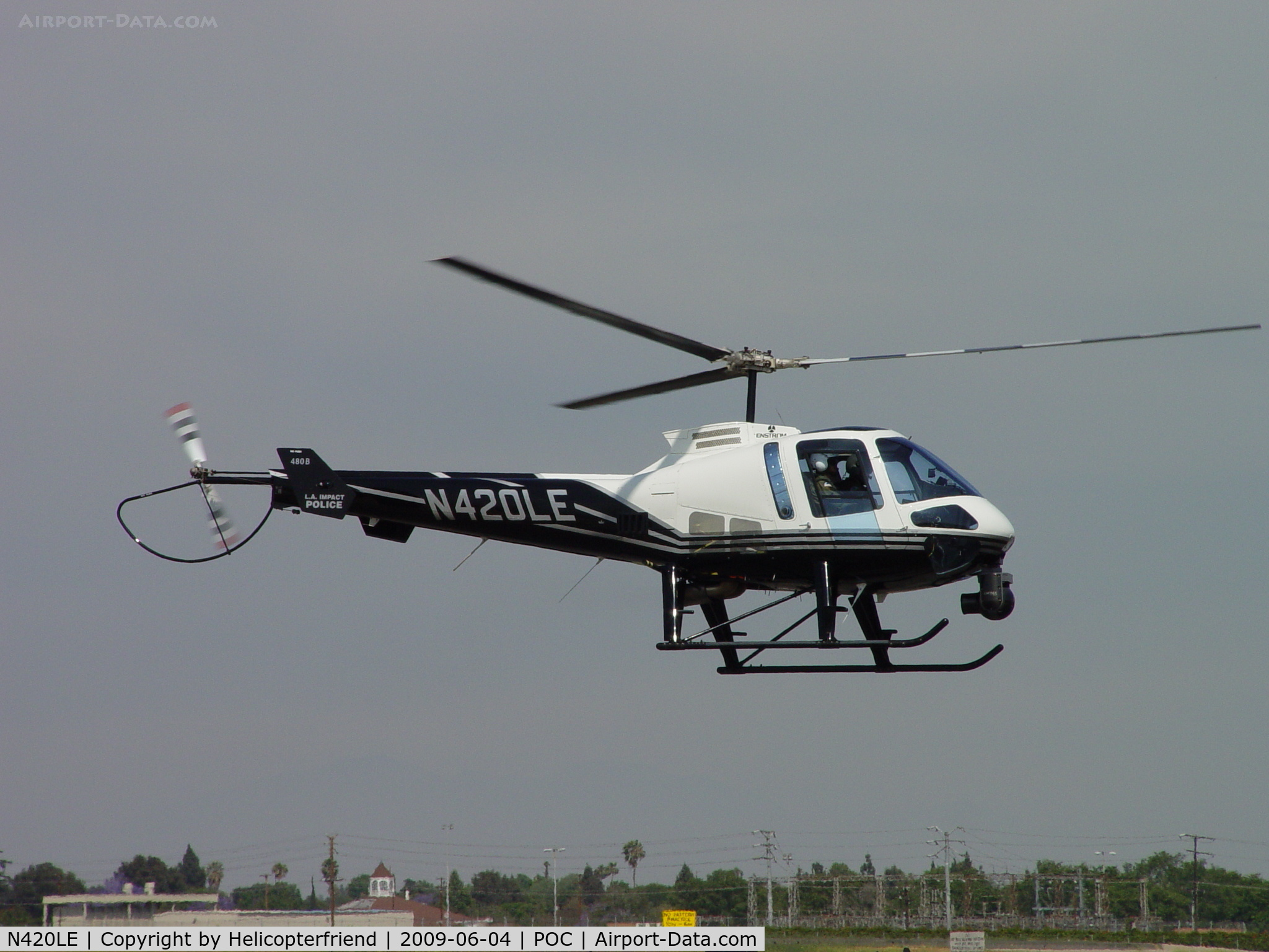 N420LE, 2006 Enstrom 480B C/N 5101, Heading to Eagle Helicopter for fuel