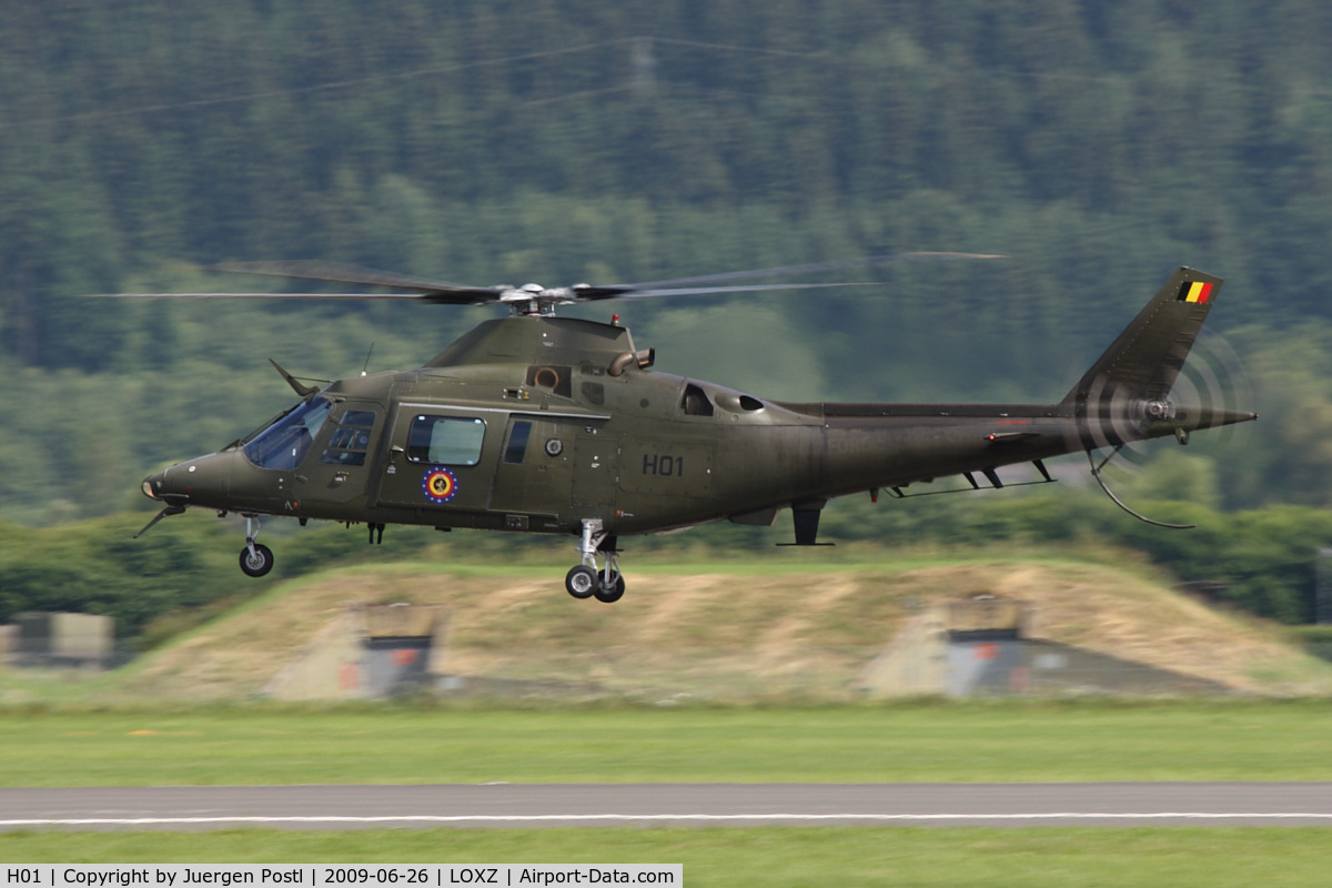 H01, 1991 Agusta A-109BA C/N 0301, Agusta A-109HO (A-109BA) -  Belgium Army