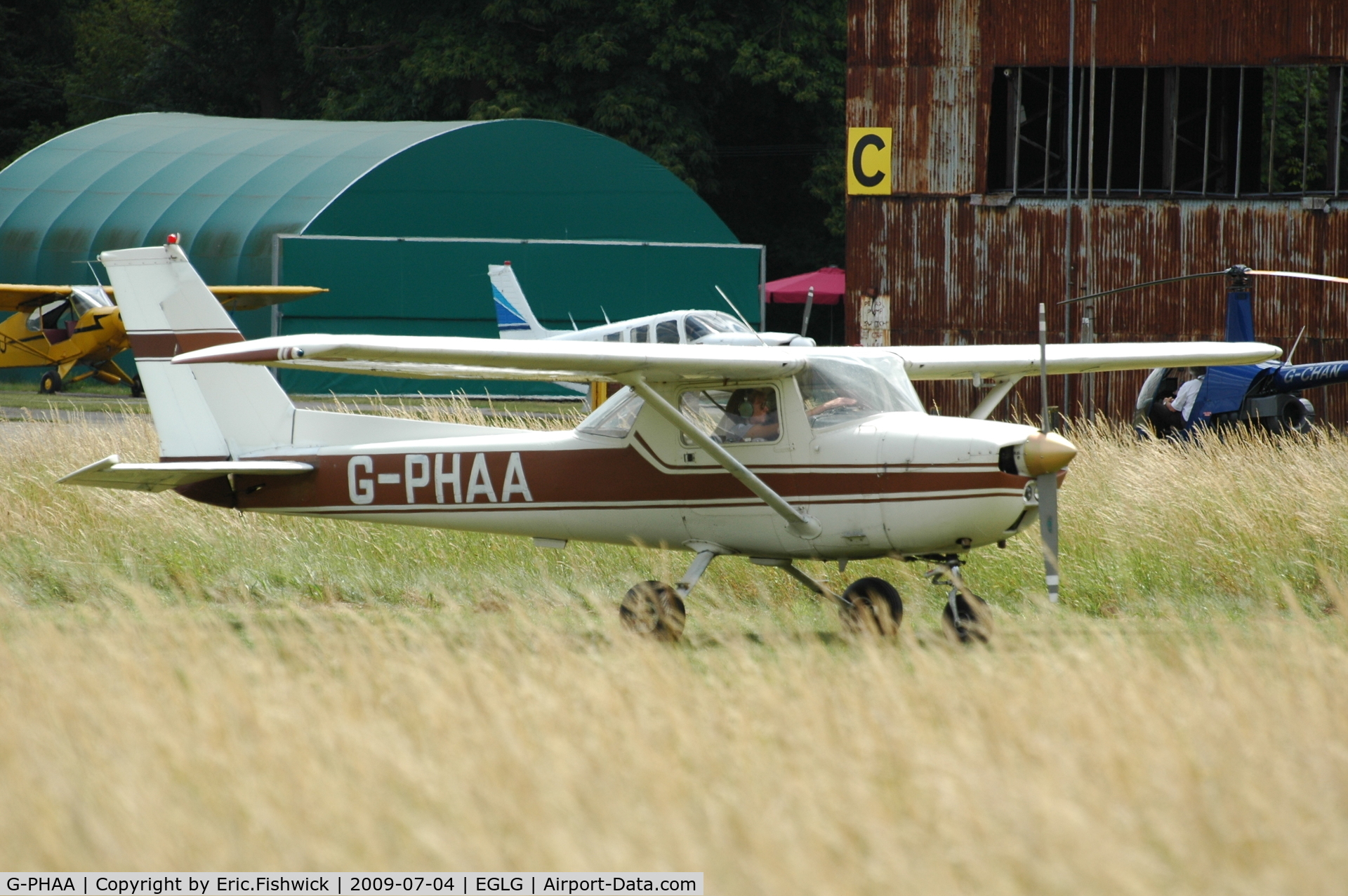 G-PHAA, 1974 Reims F150M C/N 1159, G-PHAA at Panshanger Airfield