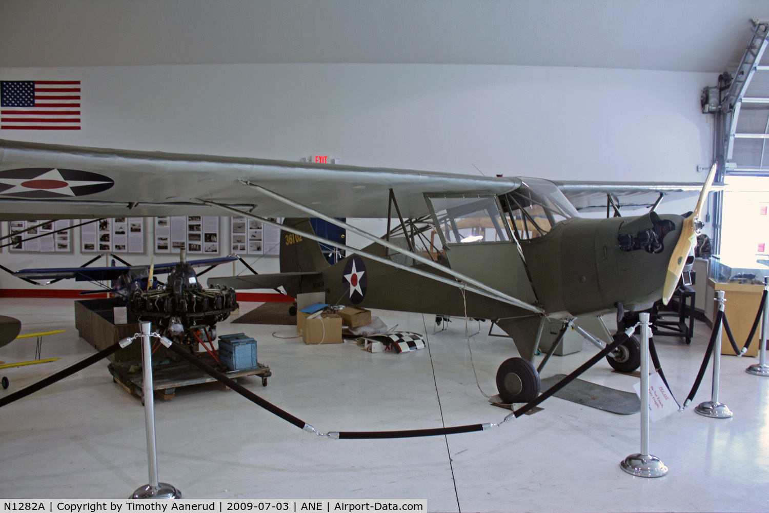 N1282A, 1942 Aeronca 0-58B Grasshopper C/N 058B1282, 1942 Aeronca 0-58B, c/n: 058B1282