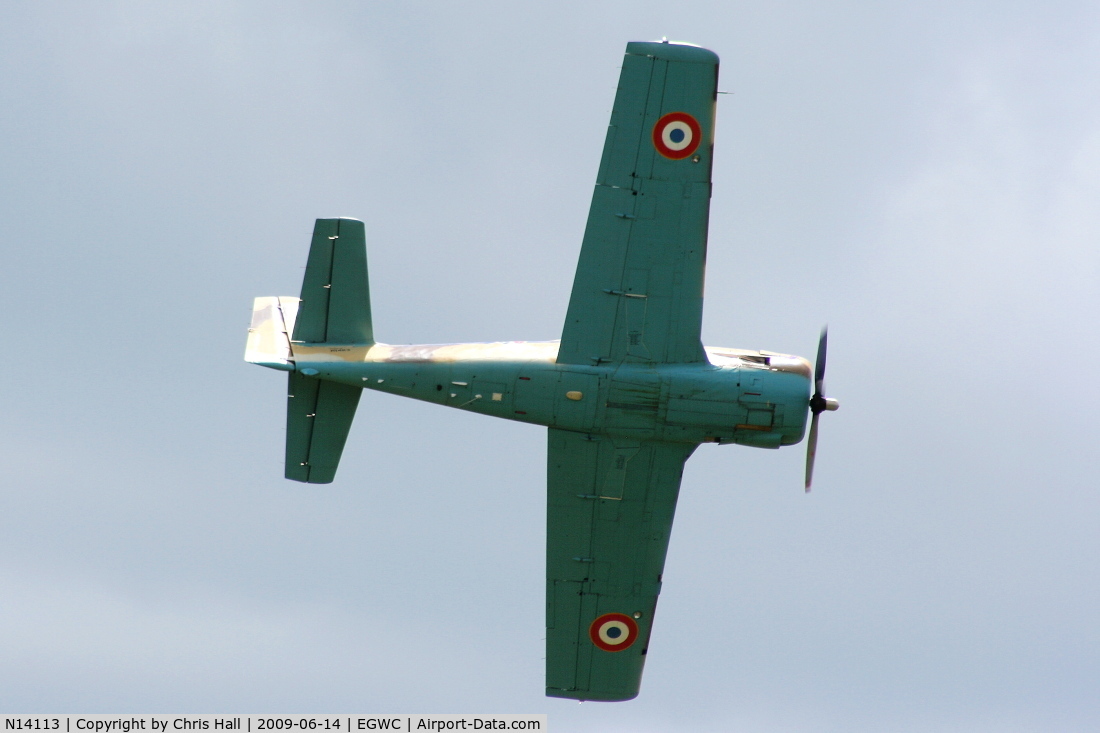 N14113, 1951 North American T-28A Fennec C/N 81-1, Displaying at the Cosford Air Show