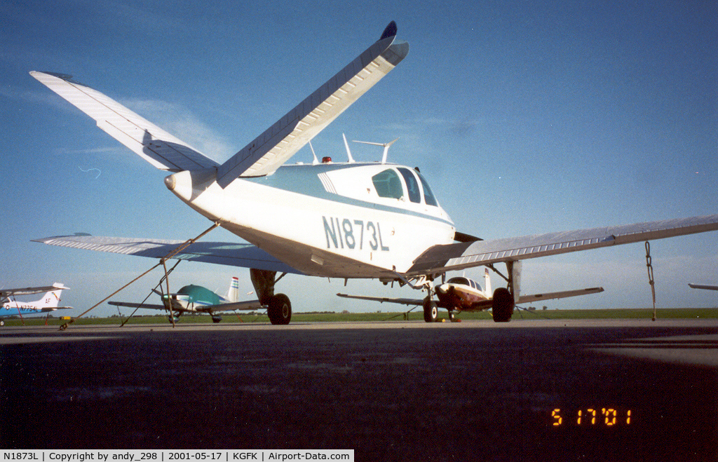 N1873L, 1976 Beech V35B Bonanza C/N D-9892, Parked at Bravo Ramp at GFK during the NIFA SAFECON