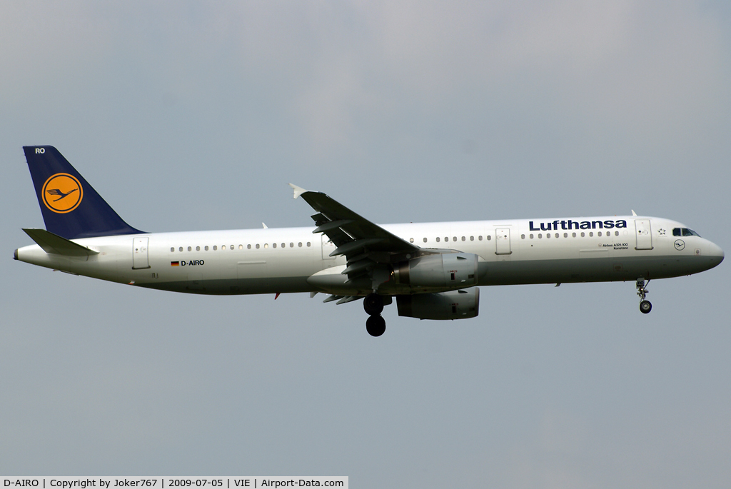 D-AIRO, 1995 Airbus A321-131 C/N 0563, Lufthansa Airbus A321-131