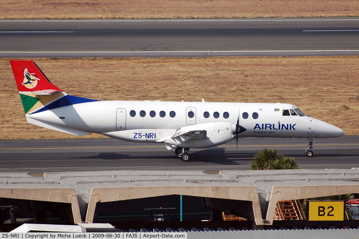 ZS-NRI, 1995 British Aerospace Jetstream 41 C/N 41061, At Jo'burg