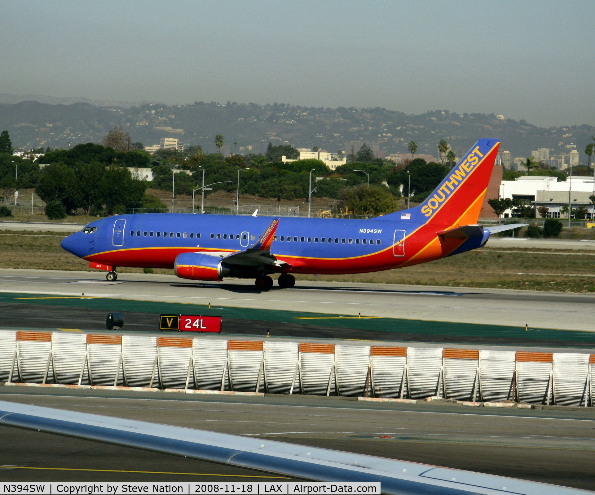 N394SW, 1994 Boeing 737-3H4 C/N 27380, Southwest 1994 Boeing 737-3H4 in new colors with winglets