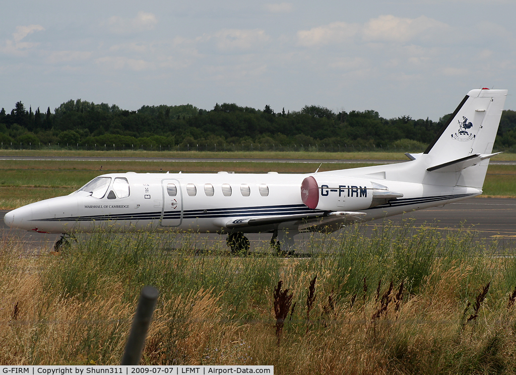 G-FIRM, 2000 Cessna 550B Citation Bravo C/N 550-0940, Parked at the General Aviation area...