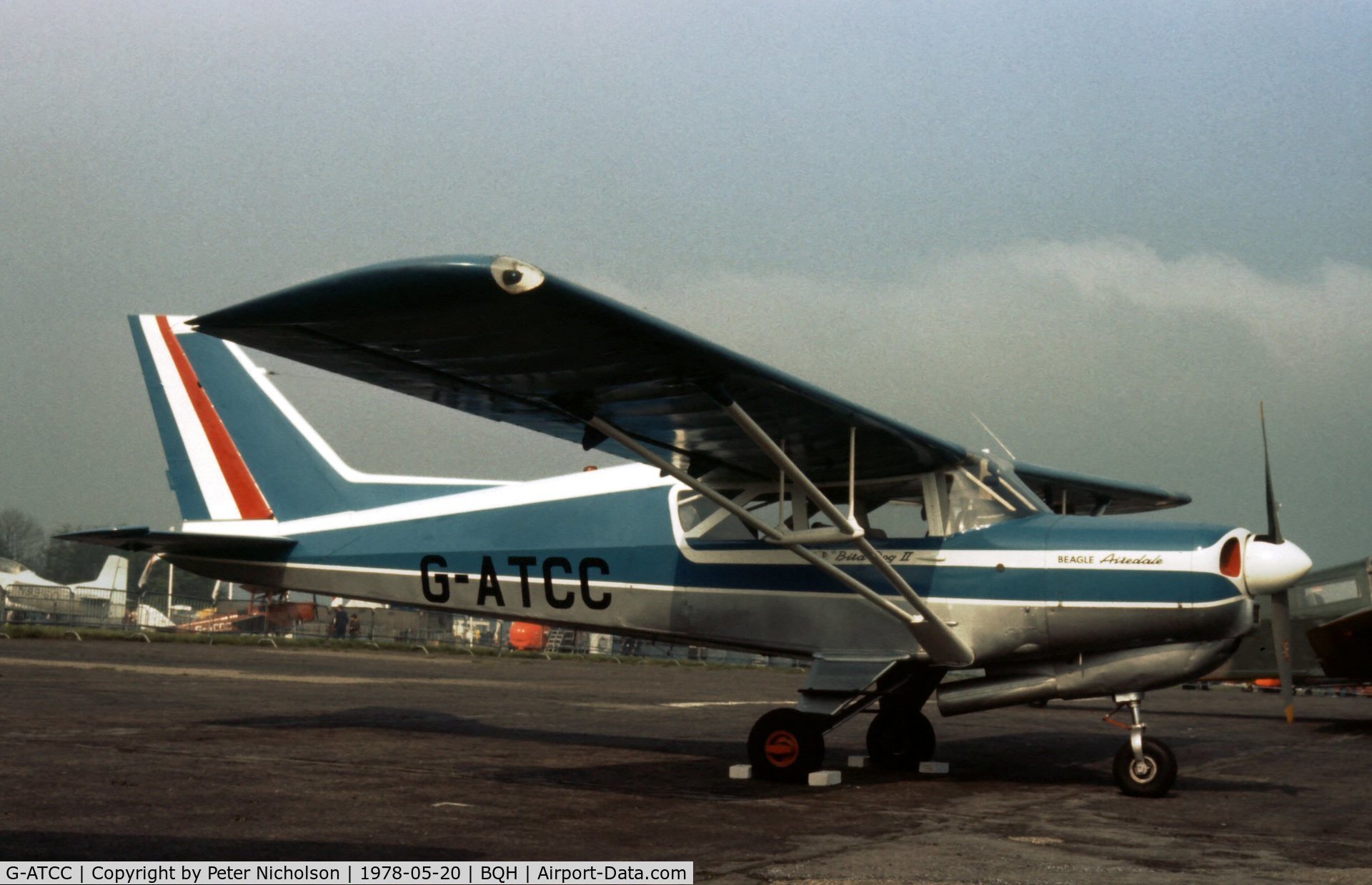 G-ATCC, 1965 Beagle A-109 Airdale C/N B.542, Beagle Airedale on display at the 1978 Biggin Hill Air Fair.