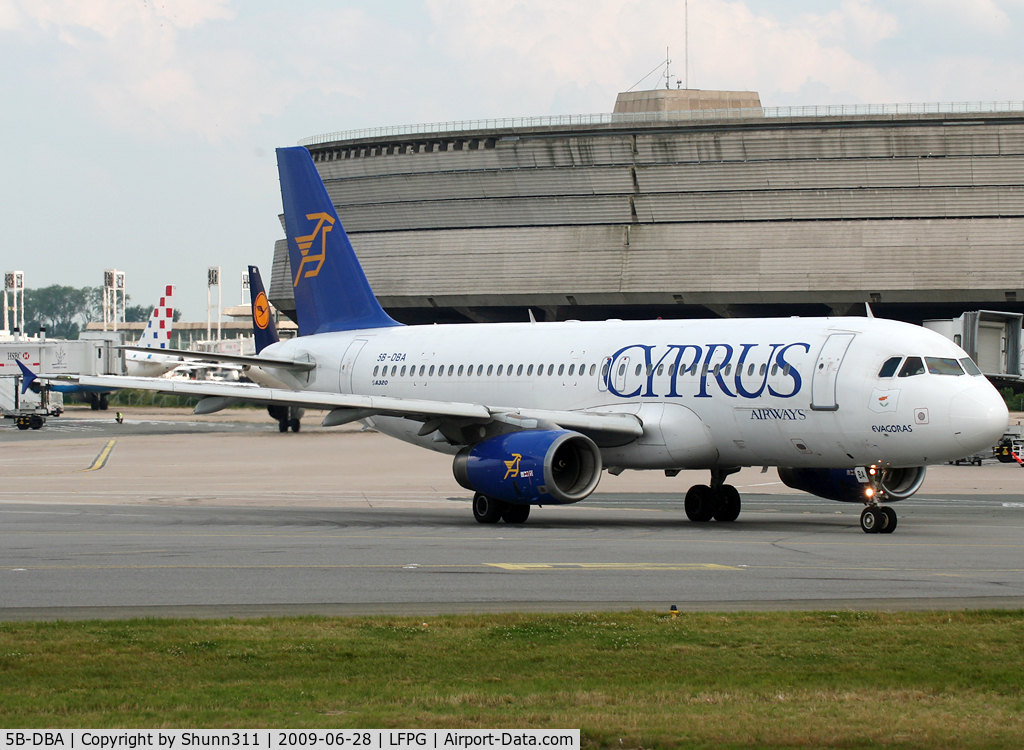 5B-DBA, 1991 Airbus A320-231 C/N 180, Taxiing for departure...