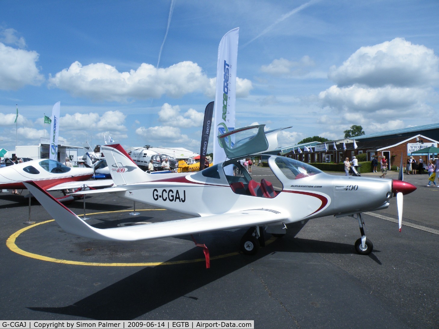 G-CGAJ, Alpi Aviation Pioneer 400 C/N 01, Pioneer 400 exhibited at Aero Expo