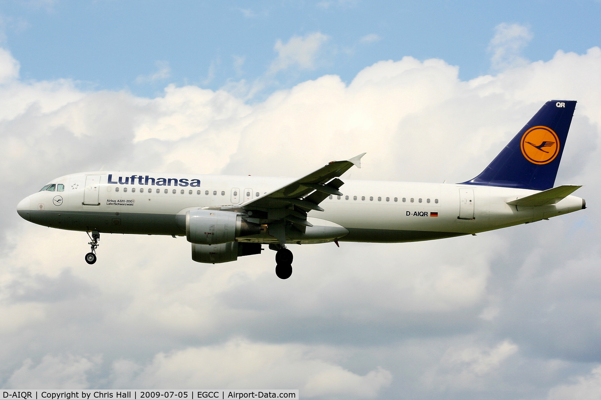 D-AIQR, 1992 Airbus A320-211 C/N 382, Lufthansa