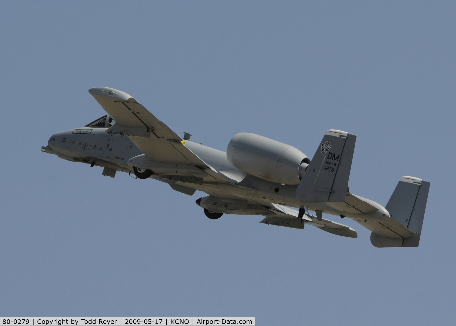 80-0279, 1980 Fairchild Republic A-10C Thunderbolt II C/N A10-0629, Chino Airshow 2009