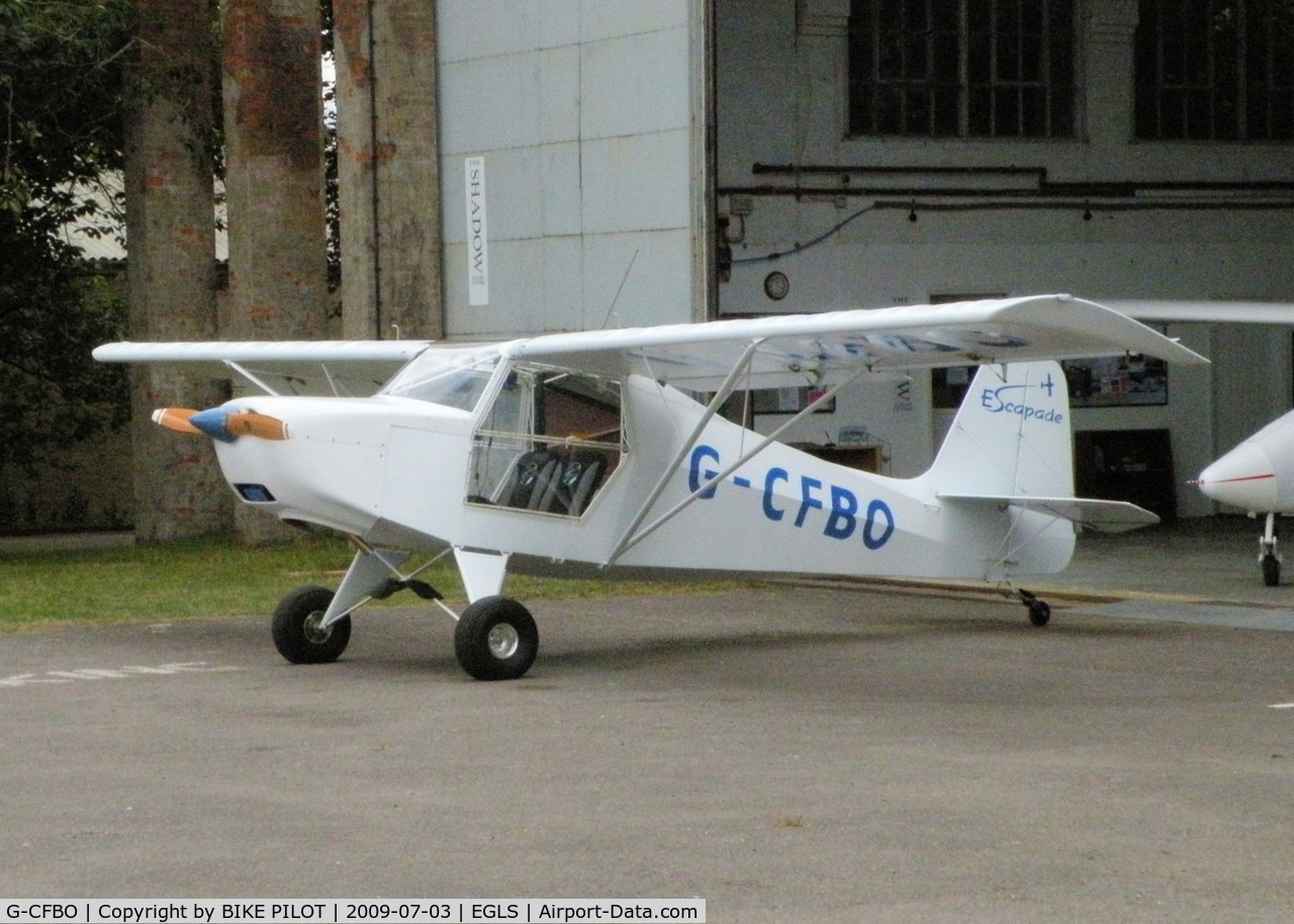 G-CFBO, 2007 Escapade Jabiru(3) C/N BMAA/HB/538, /