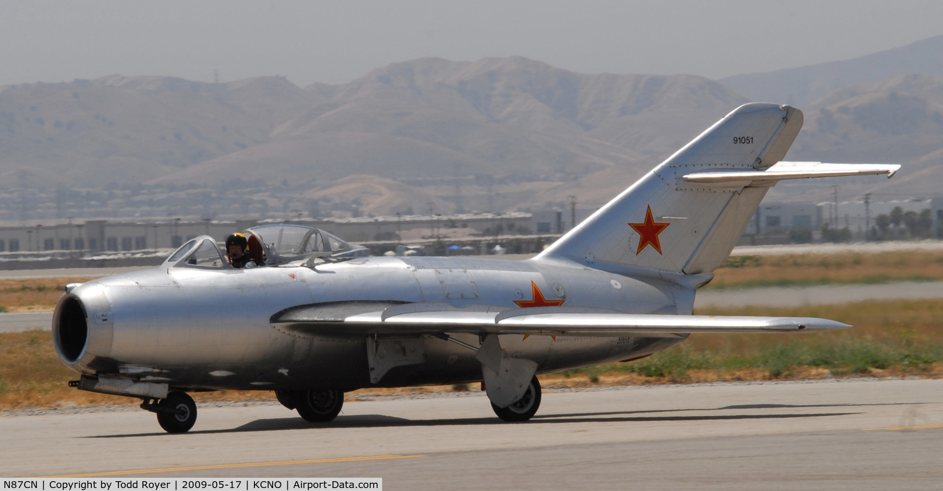 N87CN, Mikoyan-Gurevich MiG-15 C/N 910-51, Chino Airshow 2009