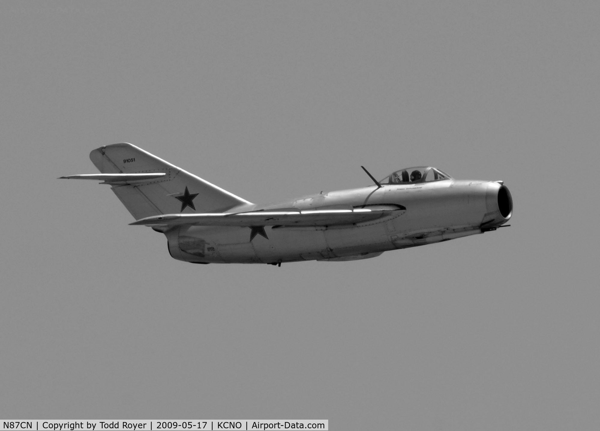 N87CN, Mikoyan-Gurevich MiG-15 C/N 910-51, Chino Airshow 2009