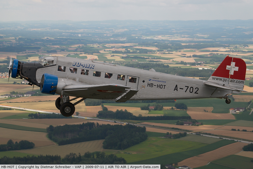 HB-HOT, 1939 Junkers Ju-52/3m g4e C/N 6595, Ju Air Junkers Ju52