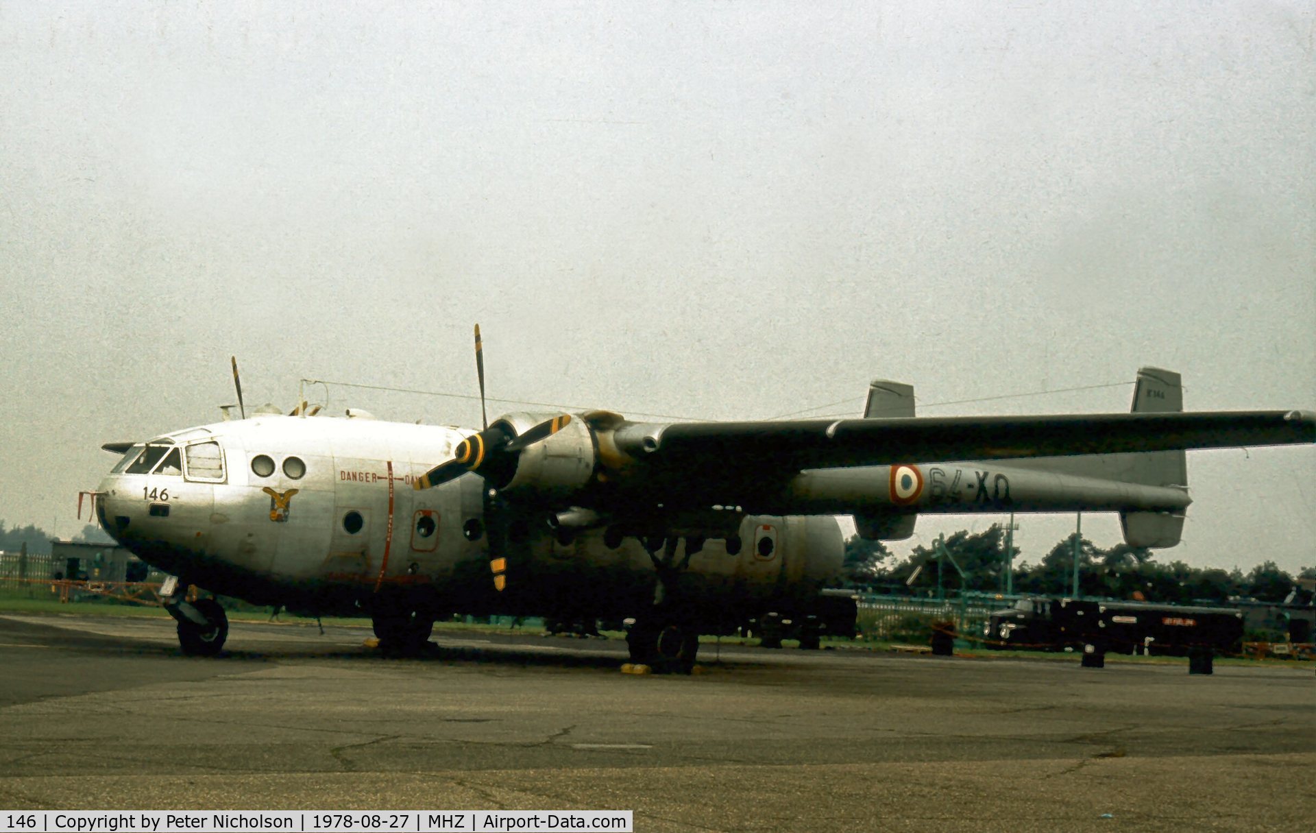 146, Nord N-2501D Noratlas C/N 146, Noratlas 146 of ET-64 at the 1978 Mildenhall Air Fete.