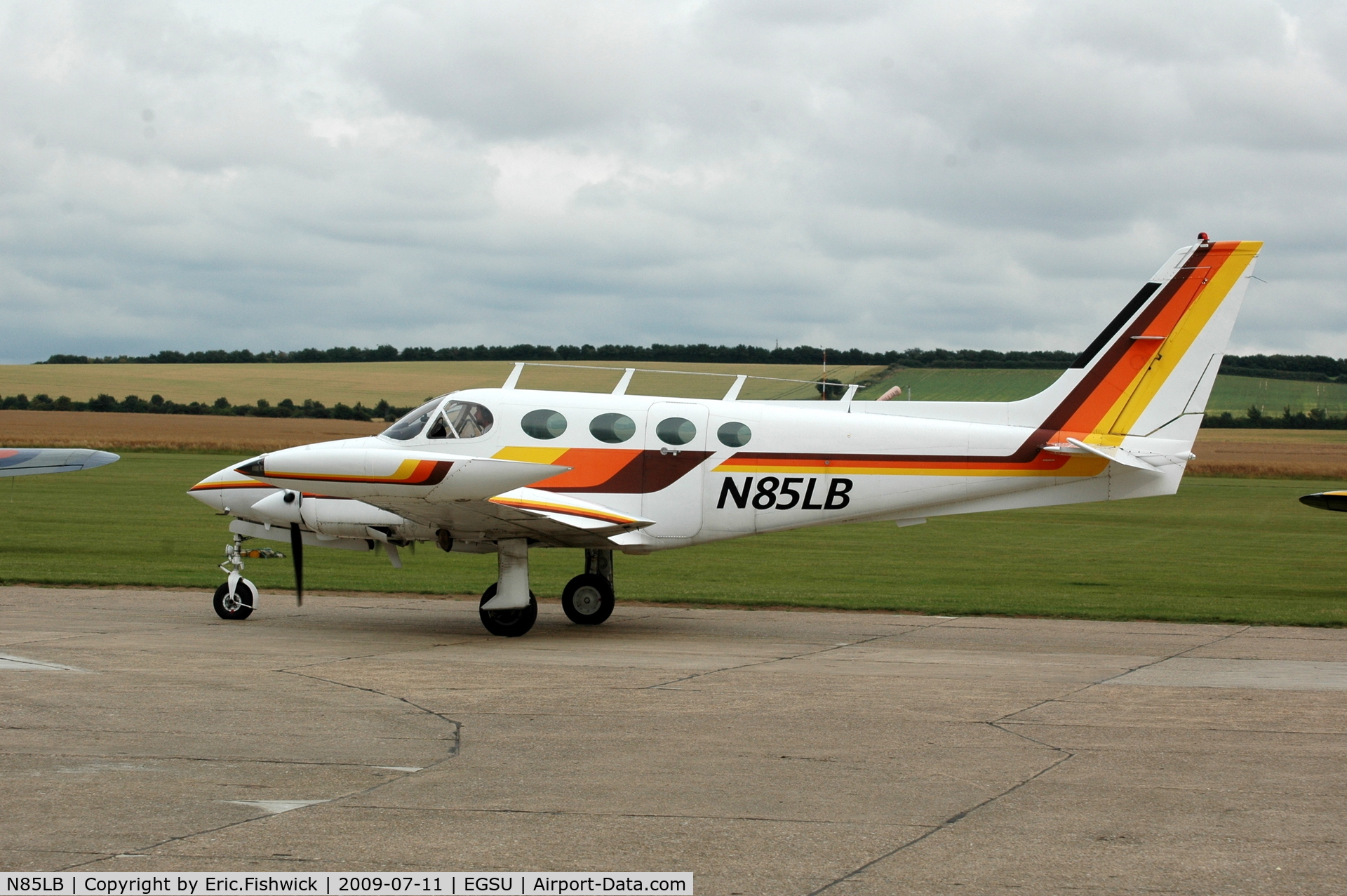 N85LB, 1978 Cessna 340A C/N 340A0486, N85LB at Duxford Flying Legends Air Show July 09