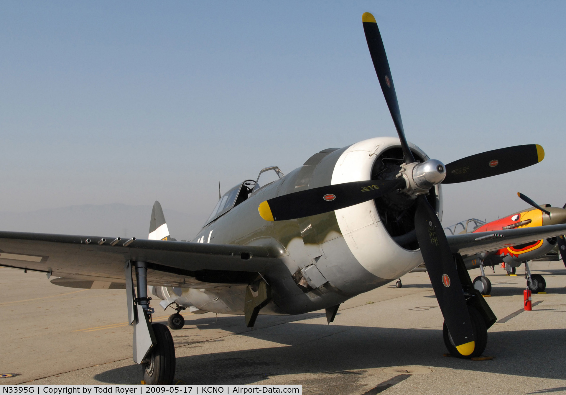 N3395G, 1942 Republic P-47G-15-CU Thunderbolt C/N 42-25254, Chino Airshow 2009
