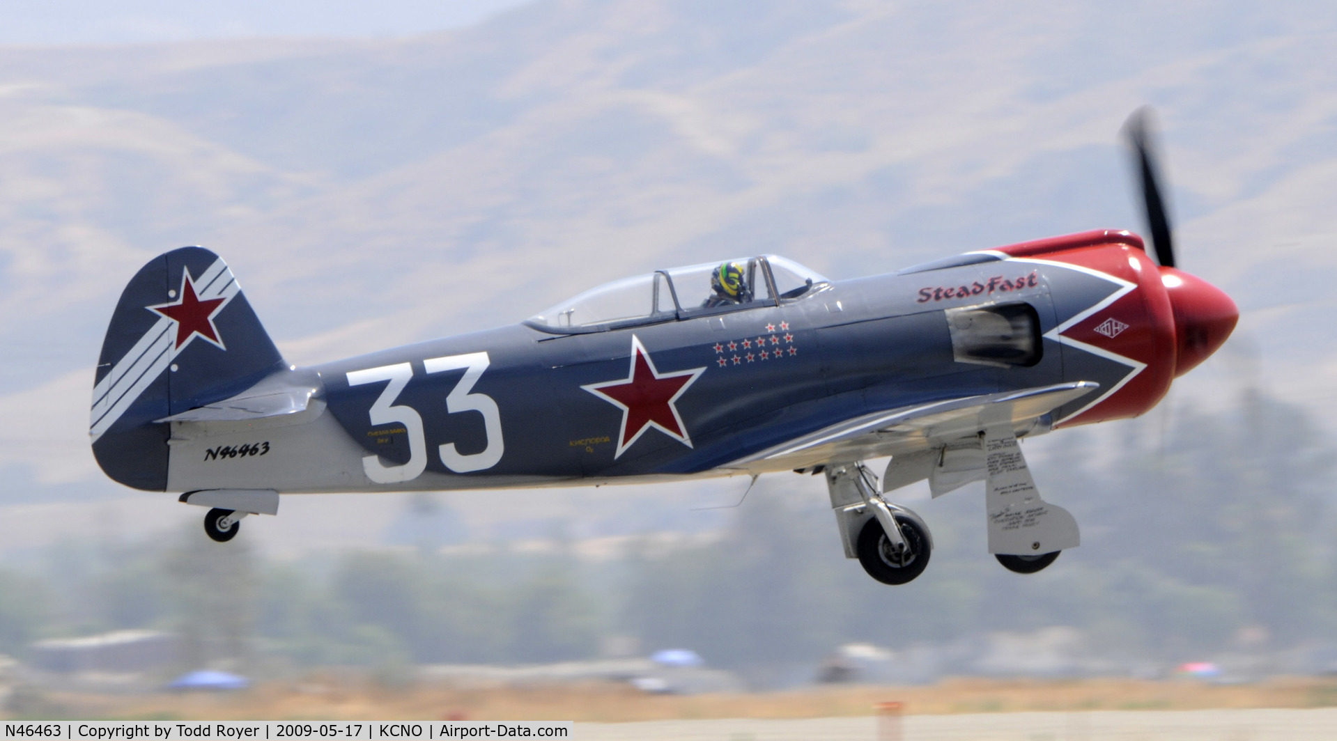 N46463, 2005 Yakovlev (Avione) Yak-3U/R-2000 C/N 001-3/2005, Chino Airshow 2009