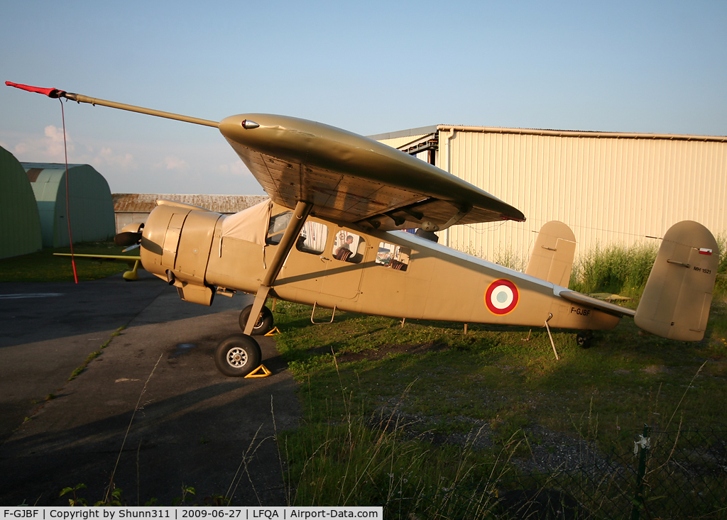 F-GJBF, Max Holste MH-1521C-1 Broussard C/N 13, Parked and freshly restored...