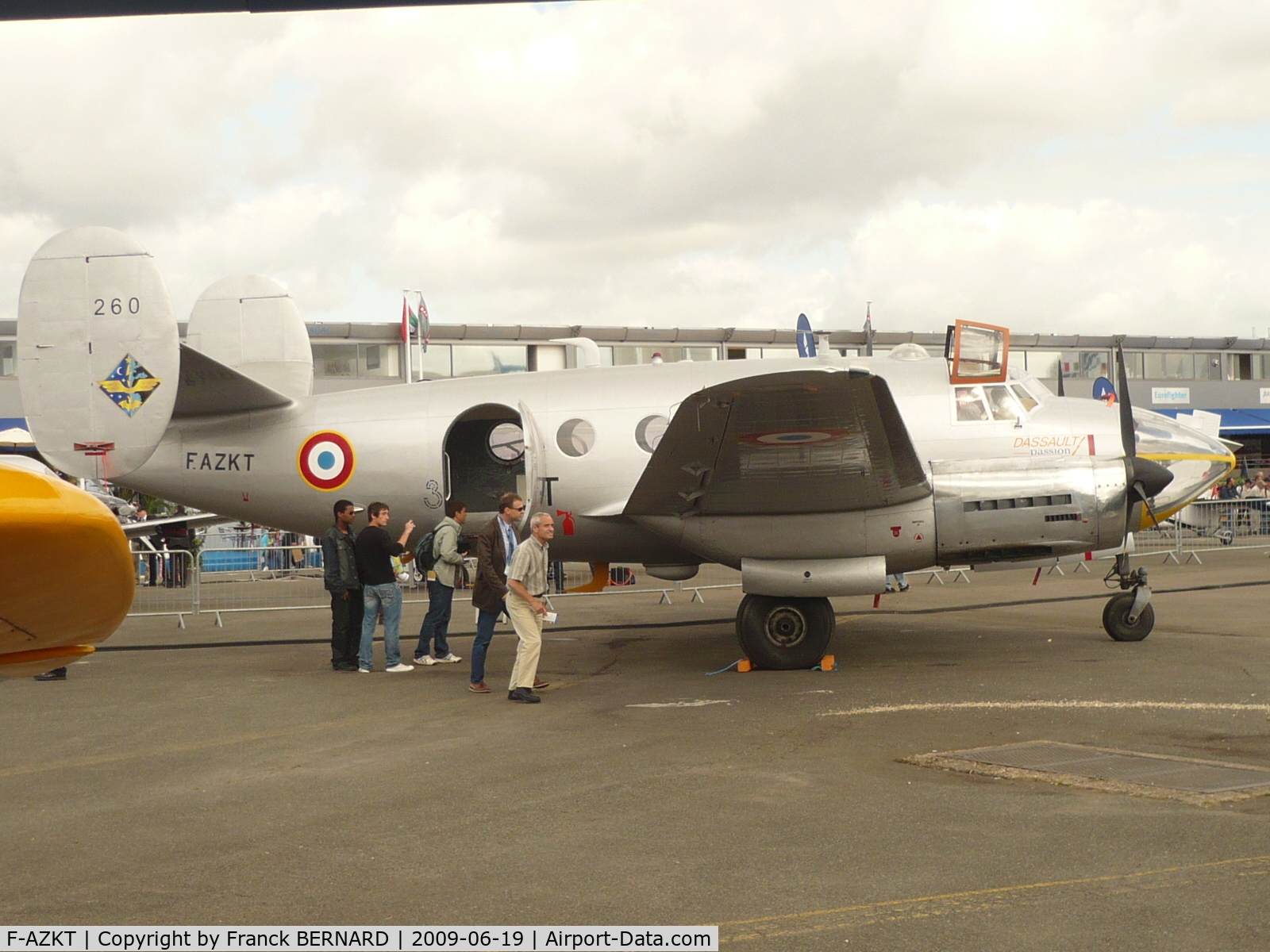 F-AZKT, 1954 Dassault MD-311 Flamant C/N 260, LE BOURGET AIRSHOW
