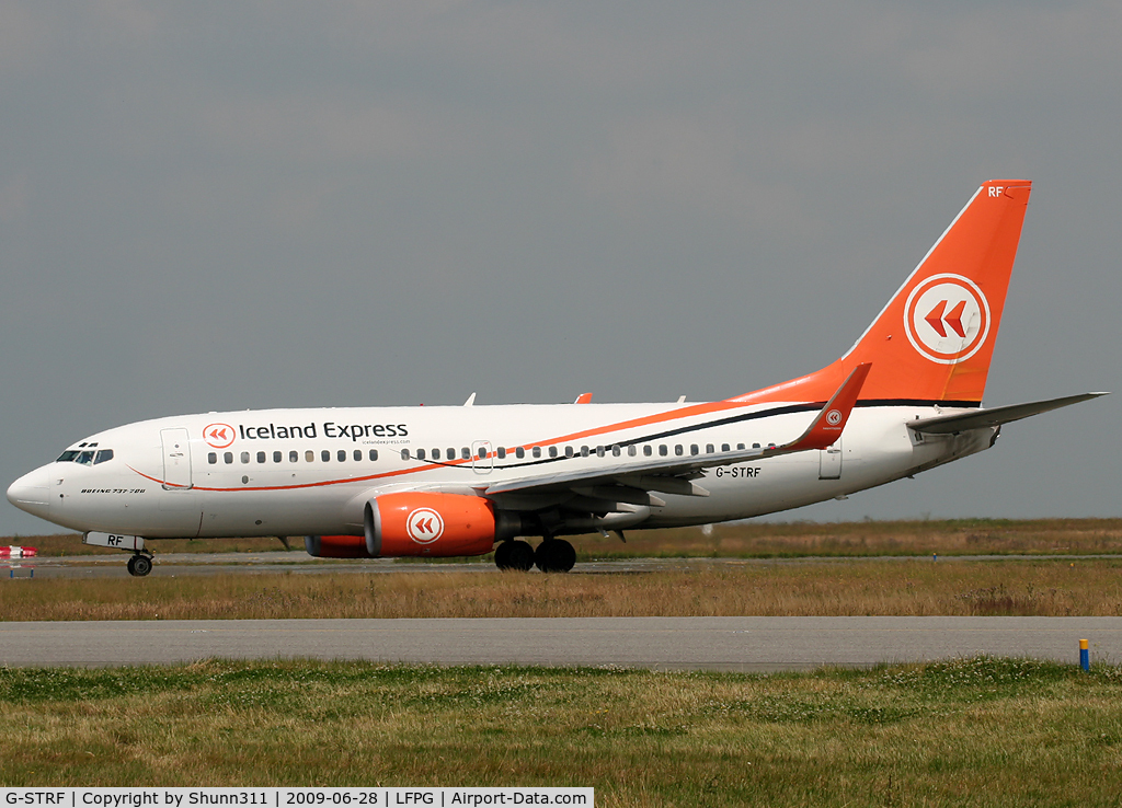 G-STRF, 2002 Boeing 737-76N C/N 29885, Taxiing for departure...