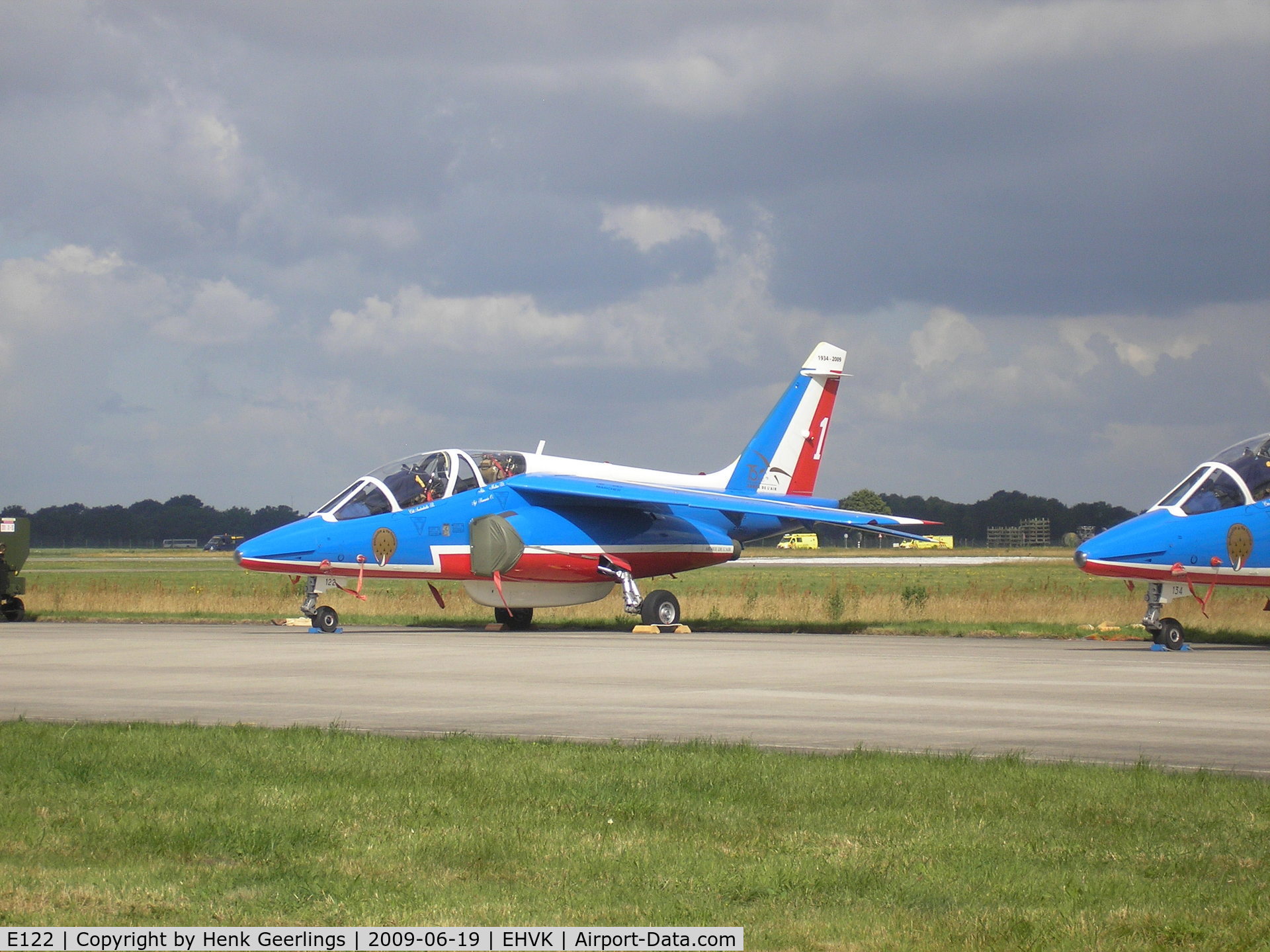 E122, Dassault-Dornier Alpha Jet E C/N E122, Dutch AF Openday , Volkel AFB , Patrouille de France , F-TERD nr 1
