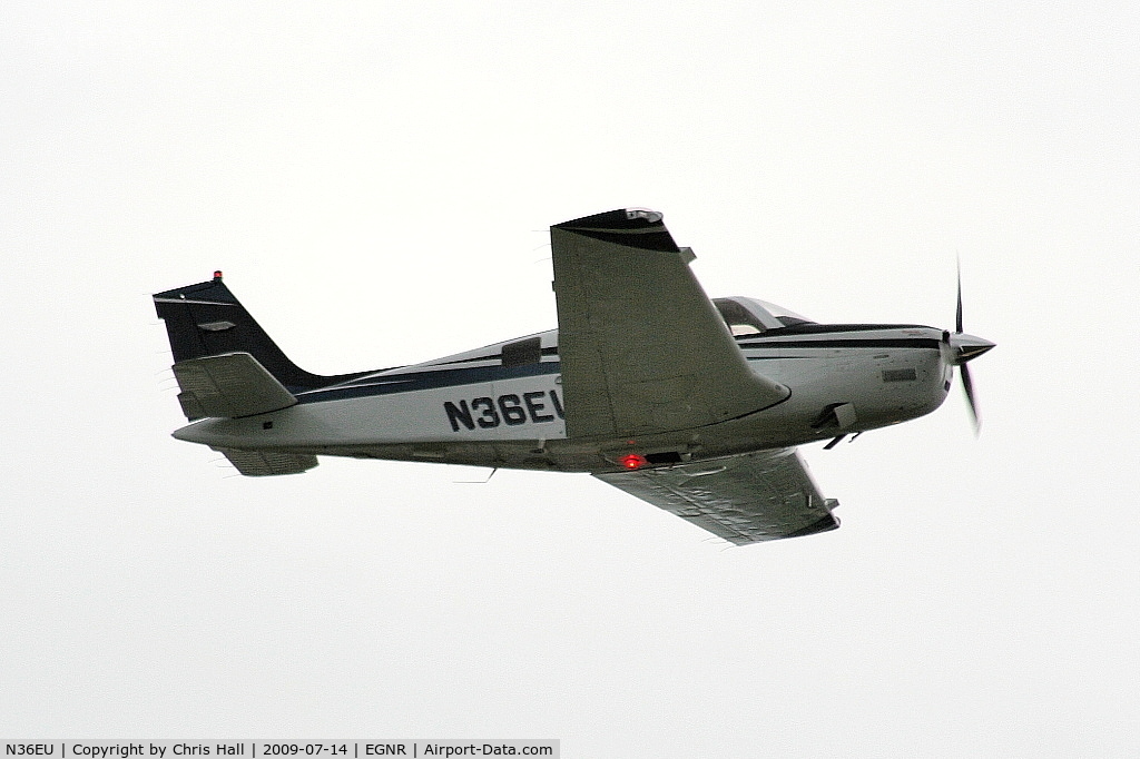 N36EU, Hawker Beechcraft Corp G36 Bonanza C/N E-3897, departing from Hawarden