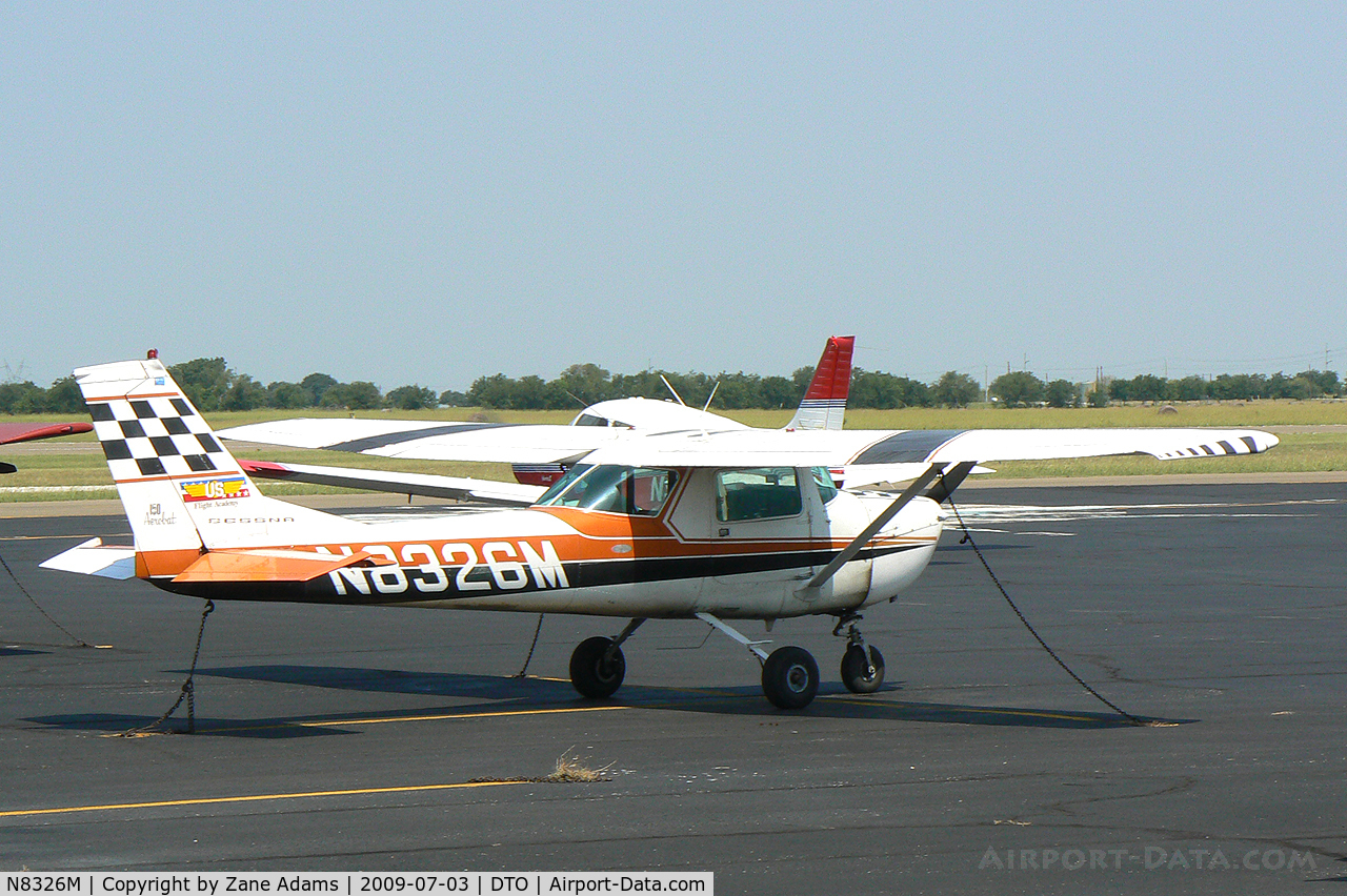 N8326M, 1969 Cessna A150K Aerobat C/N A15000026, At Denton Municipal