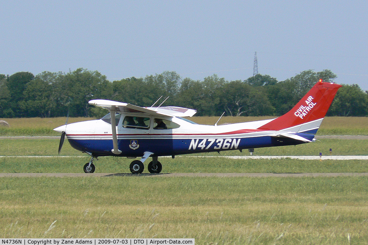 N4736N, 1980 Cessna 182Q Skylane C/N 18267315, Civil Air Patrol at Denton Municipal