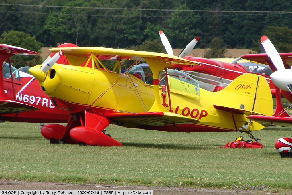 G-LOOP, 1973 Pitts S-1C Special C/N 850, Pitts S-1C competing in the 2009 Mazda Aerobatic Championships held at Peterborough Conington