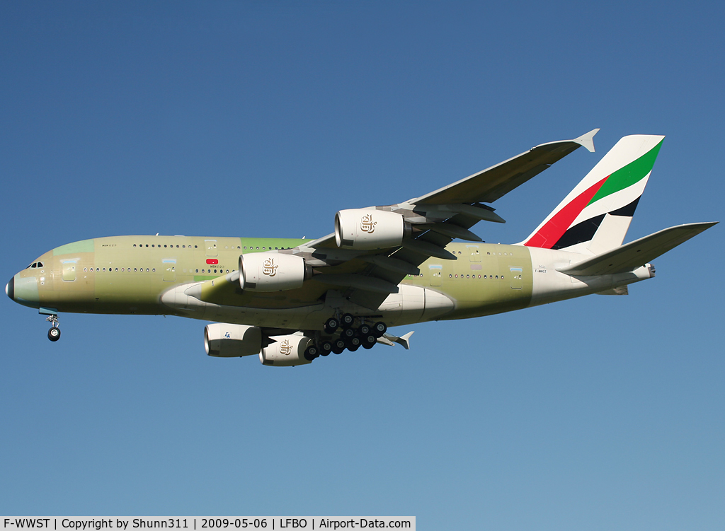 F-WWST, 2009 Airbus A380-861 C/N 023, C/n 023 - For Emirates as A6-EDF