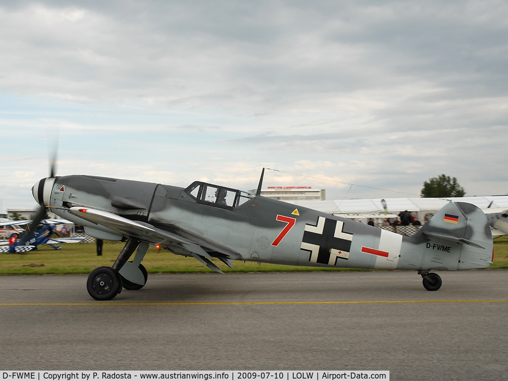 D-FWME, Messerschmitt Bf-109G-4 C/N 0139, Legendary Warbird - Messerschmitt Me 109 