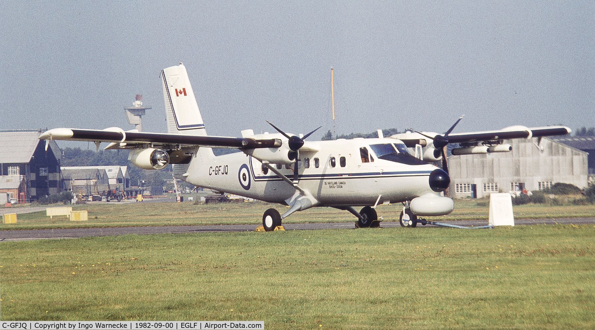 C-GFJQ, De Havilland Canada DHC-6-300M Twin Otter C/N 774, De Havilland Canada DHC-6-300M at Farnborough International 1982