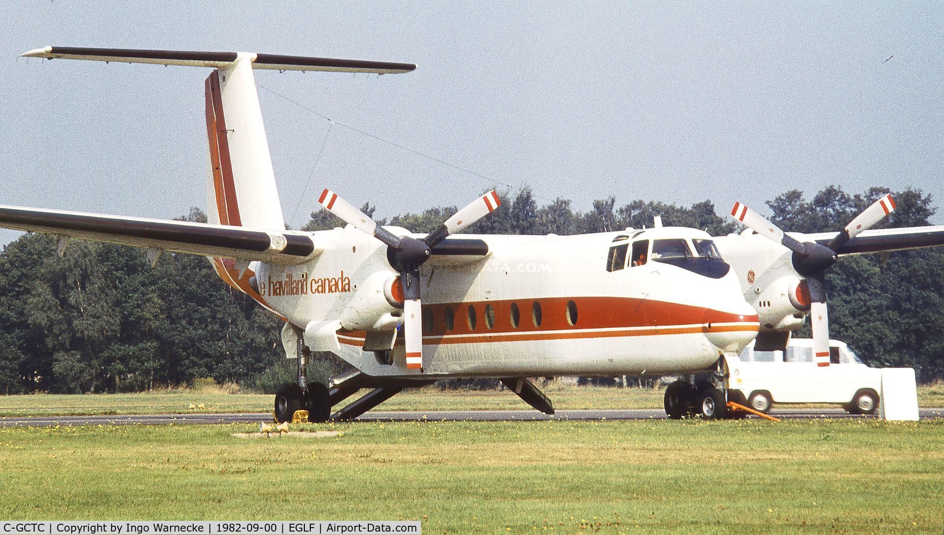 C-GCTC, 1980 De Havilland Canada DHC-5D Buffalo C/N 103, De Havilland Canada DHC-5D Buffalo at Farnborough International 1982